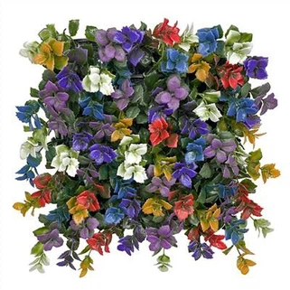 Kunststoff Künstliche Bunte Hecke dekorativer Wandzaun